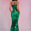 SOLY HUX Women's Skirt Sets 2 Piece Outfits Tie Dye Cami Tops and Bodycon Long Skirt Set (Green, S)