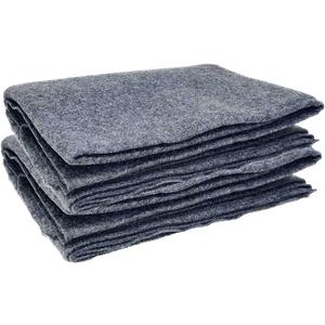 Vakly 2 Pack Emergency Throw Blanket [80x40] Disposable Fleece Military Cover  for Traveling, Camping, Car, Outdoor Survival, Homeless Shelters & Everyday Use (2, Gray, 40" x 80")