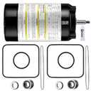 Ust1102 Pushglossy Pool Pump Motor 115/230V 1 Horsepower Replacement Motor Single Speed 60HZ with O Ring Seal Repair Kit Compatible with Swimming Pool Pumps