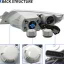 aostirmotor Headlights Assembly Fit for International 4300(2002-2018),Pair Driver (Left Side) and Passenger (Right Side)