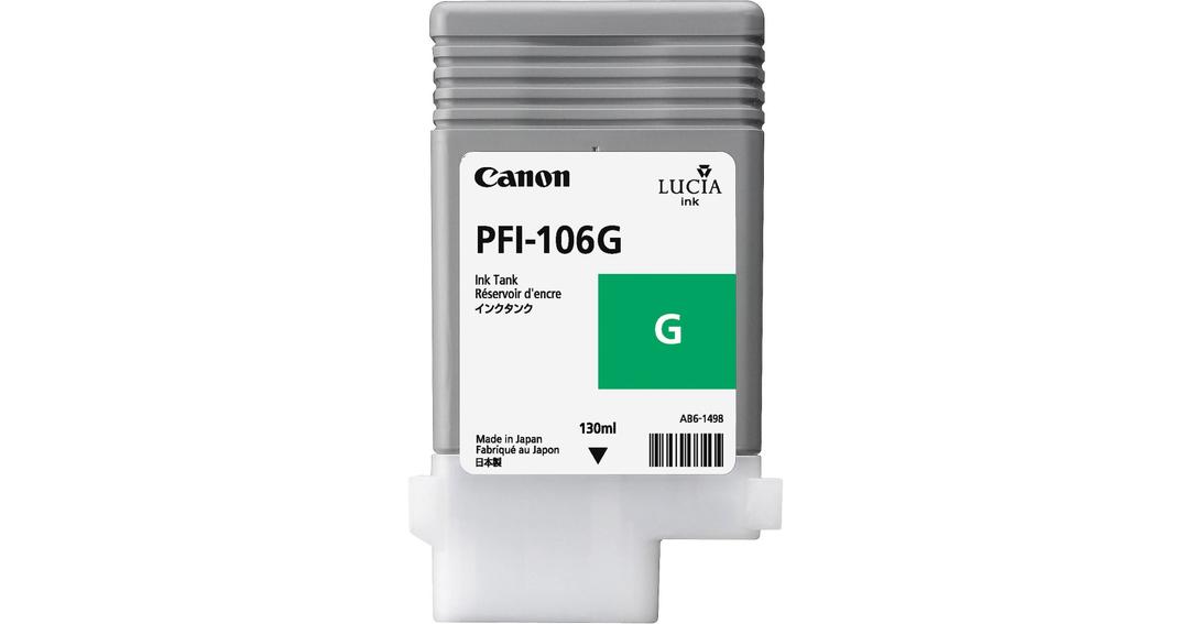 Canon 6628B001AA Pfi106g Pigment Ink Tank 130ml Ink, Green
