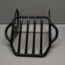 Black Detachable Two-Up Luggage Rack Motorcycle Rear Mounting Rack for Harley Touring Street Glide Road King Road Glide Electra Glide CVO Limited Custom 2009-2025 (Harp-shaped 15")