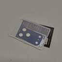 Uyiton Compatible with iPhone 17 Pro Max Camera Lens Protector - [Not Easy to Break][Strong Adsorption][Case-Friendly] Metal Tempered Glass Rear Camera Screen Cover - Deep Blue