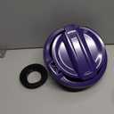 For JL Fuel Filler Door Gas Tank Cap Cover Fit for 2018-2026 Jeep Wrangler JL & Unlimited Sport Rubicon Sahara 2/4 Door, Aluminum Fuel Door Exterior Accessories(Purple)