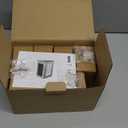 JSOT Outdoor Fence Lights,12 Pack Solar Powered Deck Lights Waterproof Stairs Light Stainless Steel Security Wall Lamps for Step Walkway Patio Garden Pathway - Cool White