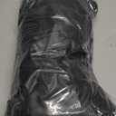 Maliton Inflatable Foot Rest Pillow for Travel,Kids Airplane Bed,Adjustable 3 Layers Height Leg Pillow of Air Travel Essentials,Car, Office, Home - Fast Inflation (Black)