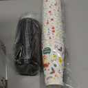 100 Pack Christmas Coffee Cups with Lids 16oz, Disposable Insulated Ripple Wall To Go Paper Coffee Cups for Hot/Cold Drinks Office Home Shop Event (Colorful)