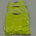 3 Pack High Visibility Shirts Quick Dry Safety T Shirts with Reflective Strips and Pocket Short Sleeve Mesh Hi Vis Construction Work Class 2 Shirt for Men/Women Black Bottom Lime,Large