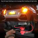 AUXLIGHT 10Pcs Quality 50W 6ohm Load Resistors - Fix LED Turn Signal Blinker/Error Code (Resistors get very hot during working) - Black