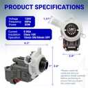 BlueStars W10276397 Washer Drain Pump for Whirlpool Kenmore Maytag Washing Machines - Replaces WPW10276397VP B40-3A 1874334 AP6018417 LP397 PS11751719