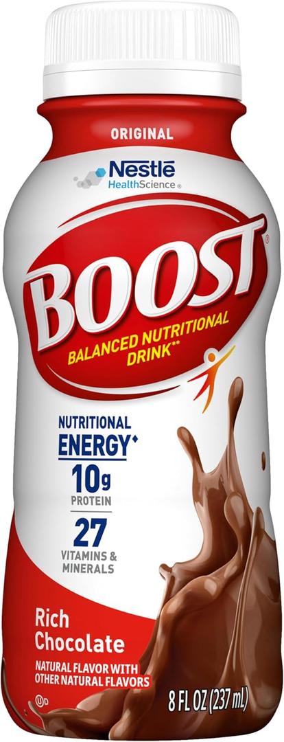 BOOST Original Nutritional Shake, Ready to Drink, Rich Chocolate, 2Pcs, BBD 10AUG2026