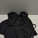 LookbookStore Women's Halter Bandeau Self-Tied Tankini Set Two Pieces Swimsuits (Large)