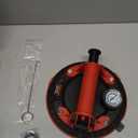 2 Pack 8" Heavy Duty Suction Cups to Lift Large Glass,Max Load 960lbs Window Suction Cups,Powerful Industrial Tile Suction Cup Tool for Glass, Granite,Marble