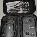 Drone with Camera 1080P HD FPV Foldable Drone for Beginners and Kids, Quadcopter with Voice Gesture Control with Carrying Case, One Key Take Off/Land, Optical Flow Positioning, 360° Flip, Waypoint Fly