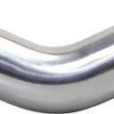45 Degree Aluminum Elbow Tube 2" (51mm) OD, Aluminium Pipe 45 Degree Hollow Elbow Pipe, High Polishing (2" OD (51mm)-1PCS)