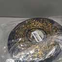 12Pcs Black Gold Graduation Decorations 2026 | 6" 8" 10" Hanging Paper Lanterns for Black and Gold Party Decorations, Birthday Decorations for Men, Retirement & Anniversary