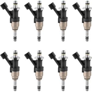Hconcet New 8Pcs Fuel Injector 12668393 Compatible with 2015-2018 Cadillac Escalade, GMC Yukon XL 6.2L V8, 2014-2018 GMC Sierra 1500 6.2L V8, 2014-2018 Chevrolet Corvette