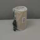 Dicoool Beige Touch Table Lamp for Bedroom - 3 Way Dimmable Bedside Lamp with USB, Nightstand Lamp with Brown Charging Station for Desk, Dorm, Office