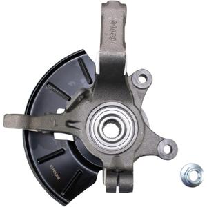 TRQ Front Wheel Bearing & Hub Assembly with Knuckle LH for Ford Mercury Mazda