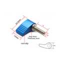 M4X10mm 6pcs Red Single Wing with Handle Finger Screw knob Adjustable Finger Screw Rotary Screw