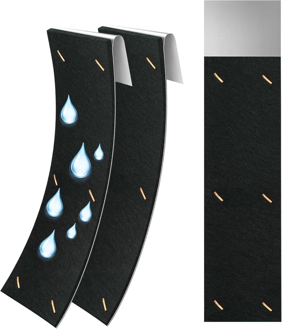 Gutter Noise Dampener- 2 Pack Rain Gutter Downspout Silencer Portable Gutter Silencer Insert Adjustable Gutter Drip Silencer- 4in