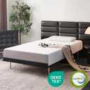 Amazon Basics Memory Foam Mattress, Medium Firm, Breathable, 10 Inch, Full, White/Grey