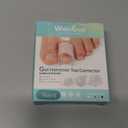 Welnove Hammertoe Corrector - Toe Straightener to Curled Toes, Broken toe, Bunion Corrector for Women and Men, Small*3 Pairs (Transparency)