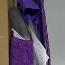 HOMTOYOU Spray Mops for Floor Cleaning: Wet Mop for Hardwood Tile Wood Laminate Vinyl - 3 Washable Microfiber Pads for Swiffer Powermop - Absorbs Pet Hair Dust (Purple)