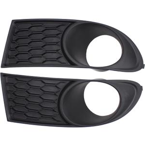 ApplianPar Front Left and Right Side Fog Light Cover Trim Bezel for Dodge Journey 2011-2020, 68079850AB