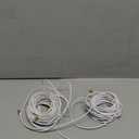 CORONIR 33ft SMA Extension Cable SMA Male to SMA Female WiFi Antenna Extension Cable for Wireless LAN Router Bridge & Cellular Antenna Wireless Network Card Security IP Camera - White