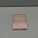 Glamnetic Press On Nails - Rock Candy | Trendy Short Almond Nails with Metallic Chrome Pink French Tips | 15 Sizes - 30 Nail Kit with Glue