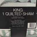King 1 Quilted Sham 20x36 100%Polyester