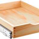 Sintuff 1 Pack Wooden Pull out Tray Cabinet Organizer, 15'' X 21''