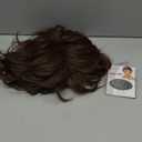 70s Mens Wigs Brown Short Wavy Shaggy Wig Cosplay Halloween Costume Wigs+Wig Cap and Beard