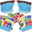 Tenyond Card Holders for Playing Cards - 4 Pack Playing Card Holder w/Foldable Stand for Stocking Stuffers, Travel Games, Seniors, Little Hand or Arthritis Hand, UNO, Poker, for Holidays Game Night