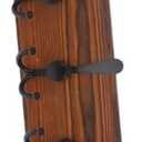 OHPHCALL Wooden Wall Hanger Key Rack Coat Hanger Hooks Key Holder Mail Organizer 2 PCS