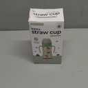 GROSMIMI Flip Top Spill Proof Sippy Cup, PPSU, BPA Free, 10 oz, Stage 2 Straw for Toddlers (Dinosaur)