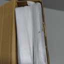 Comfecto 2-Tier Bathroom Glass Shelves, Wall Mounted Tempered Shelf Organizer Storage Holder with 14 Inch Rectangular Glass (8mm Thick) and Aluminum Rail for Shower Lavatory, Hardware Included