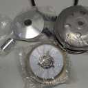 Fit for Gy6 50cc Clutch Assembly Kit, Racing Scooter Variator for Gy6 50cc 4-Stroke 139QMB Engine Scooter ATV, Including Front Clutch Variator and Centrifugal Clutch Pad Assembly with 669 belt
