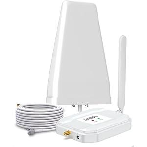 Latest AT&T Cell Phone Signal Booster AT&T Signal Booster ATT Cellular Booster for 5G 4G LTE on Band 12/ 17 AT&T Cell Phone Booster AT&T Cell Booster ATT Signal Extender Boost Call/ Data White