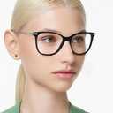 Swarovski Women's Sk2010 Square Prescription Eyewear Frames (Black/Gunmetal/Demo Lens)