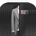 Hanging Garment Bags 10pcs Garment Bags 39'' With Clear Window Suit Cover Bag Clothes Suit Dust Cover for Hanging Clothes Travel Garments Bag with Accessories Zipper for Suits Coats