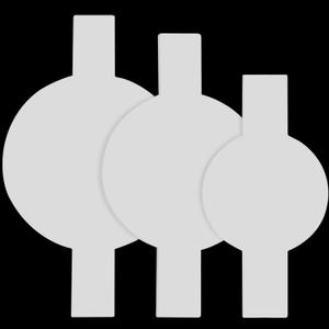 120 Pieces Parchment Rounds Paper Cake Pan Precut Circle Liners Non-Stick Parchment Paper with Lift Tabs for Baking, White, 6 Inch, 8 Inch and 9 Inch