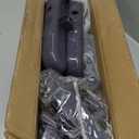 Bigzzia Clothes Drying Rack Folding Drying Rack Clothing 4 Tier Clothes Horses Rack Stainless Steel Laundry Drying Rack with Two Side Wings Grey (Gray)