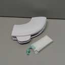 Frida Baby Fold-and-Go Portable Potty Seat for Toilet, Foldable Travel Potty Seat for Toddler, Fits Round & Oval Toilets, Non-Slip Base, Handles, Includes Free Travel Bag (Small)