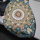 Mandala Front Car Seat Covers, Polyester Bucket Seat Protectors, Universal Fit for Most SUV Sedan and Van Seats,Boho Style