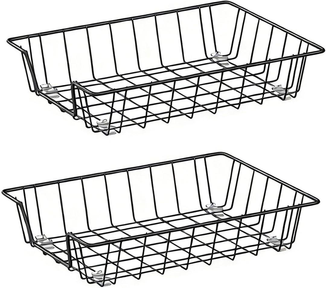 A4 Letter Magazine Desk File Storage Tray Organizer Bin (2)