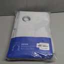 MIULEE Blackout Curtains for Bedroom Living Room 84 Inches Long 2 Panels, Thermal Insulated Room Darkening Drapes Solid Grommet Noise Reduction Light Blocking Window Curtains 40x84 Inch Greyish White