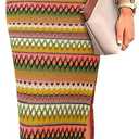 PRETTYGARDEN Womens Maxi Tank Spring Dress Sleeveless Crew Neck Striped Side Slit Casual Long Bodycon Dresses (XXL)