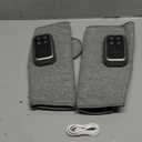 FLORAVIC Cordless Leg Massager with Heat for Daily Pain & Comfort Use, Calf Massager with Adjustable Wraps, 3 Modes & 3 Intensities, Valentines Day Gifts for Him Men, Seniors, Mom Gifts for Relaxing (Lightgray)